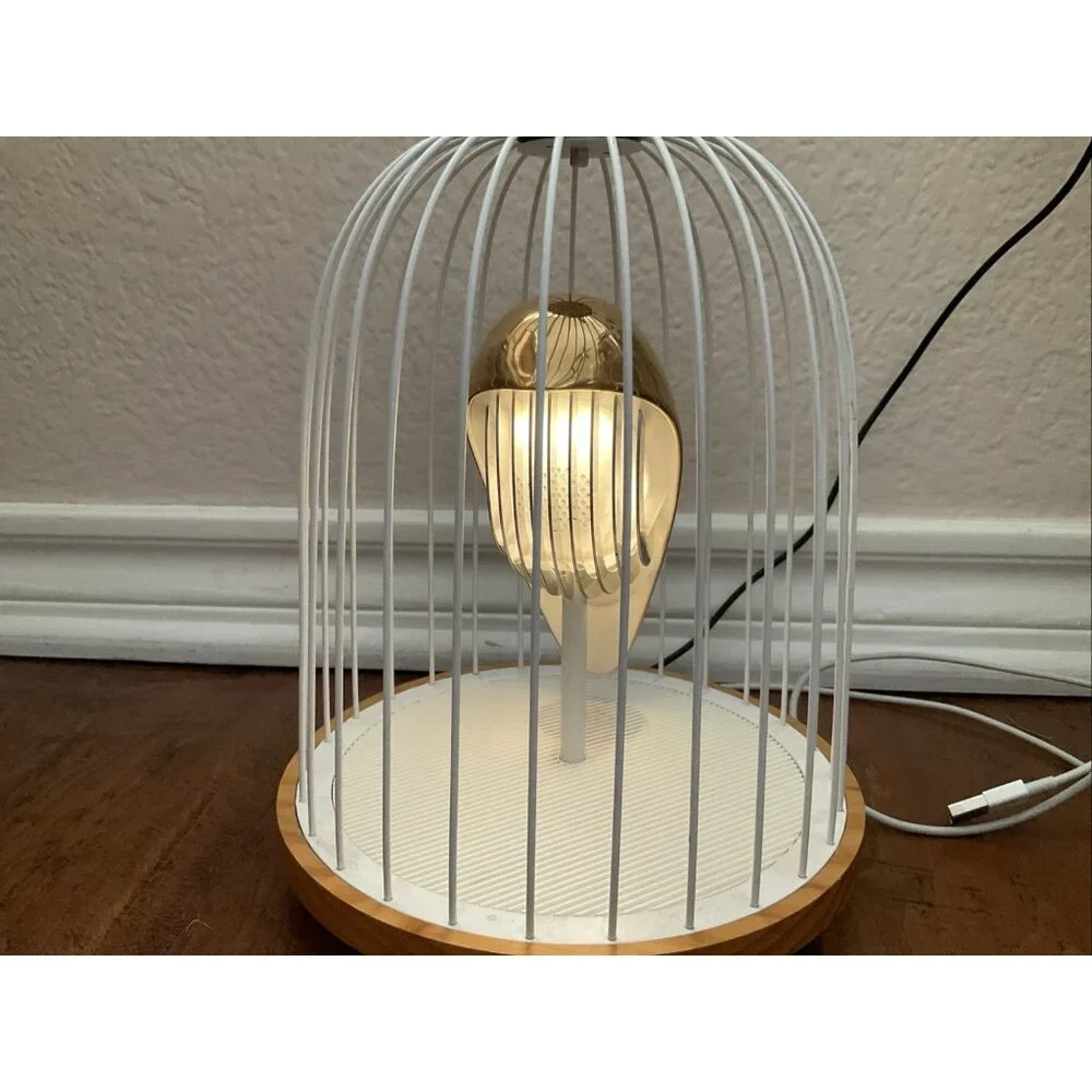 Daqi Concept Jingoo Phoenix Bird Lamp Bluetooth Speaker Gold $450 Rechargeable